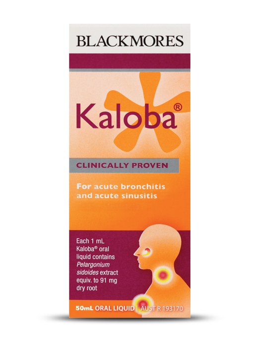 Siro điều trị Viêm phế quản cấp và Viên xoang cấp -Blackmores Kaloba