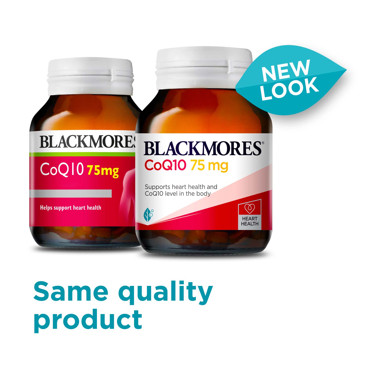 Blackmores CoQ10 75mg new look label