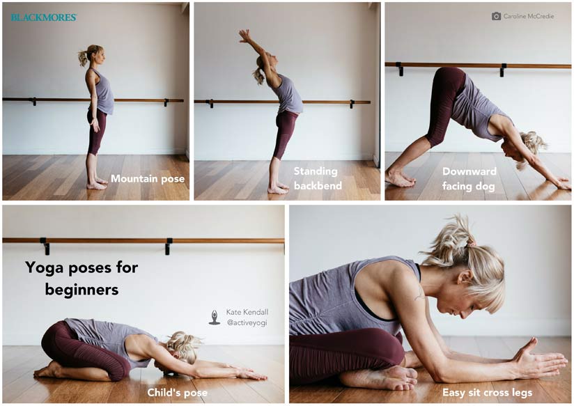 Blackmores yoga poses for beginners