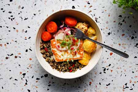 Nourishing quinoa bowl