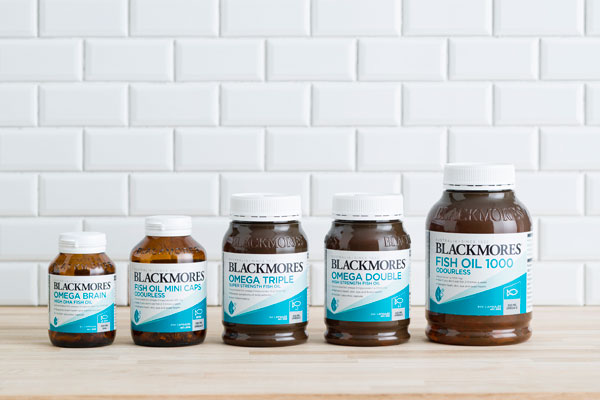 Blackmores Fish oil range