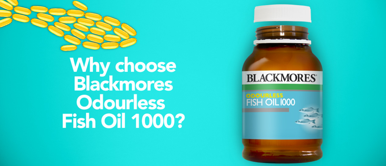 Why choose Blackmores Odourless Fish Oil 1000?