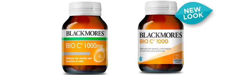 Blackmores Bio C 1000 old vs new look