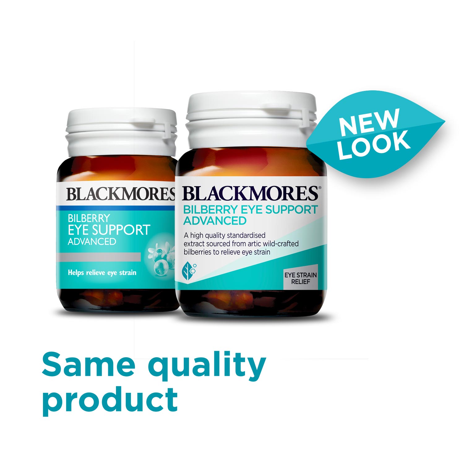 Blackmores Bilberry Eye Support Advanced new look label