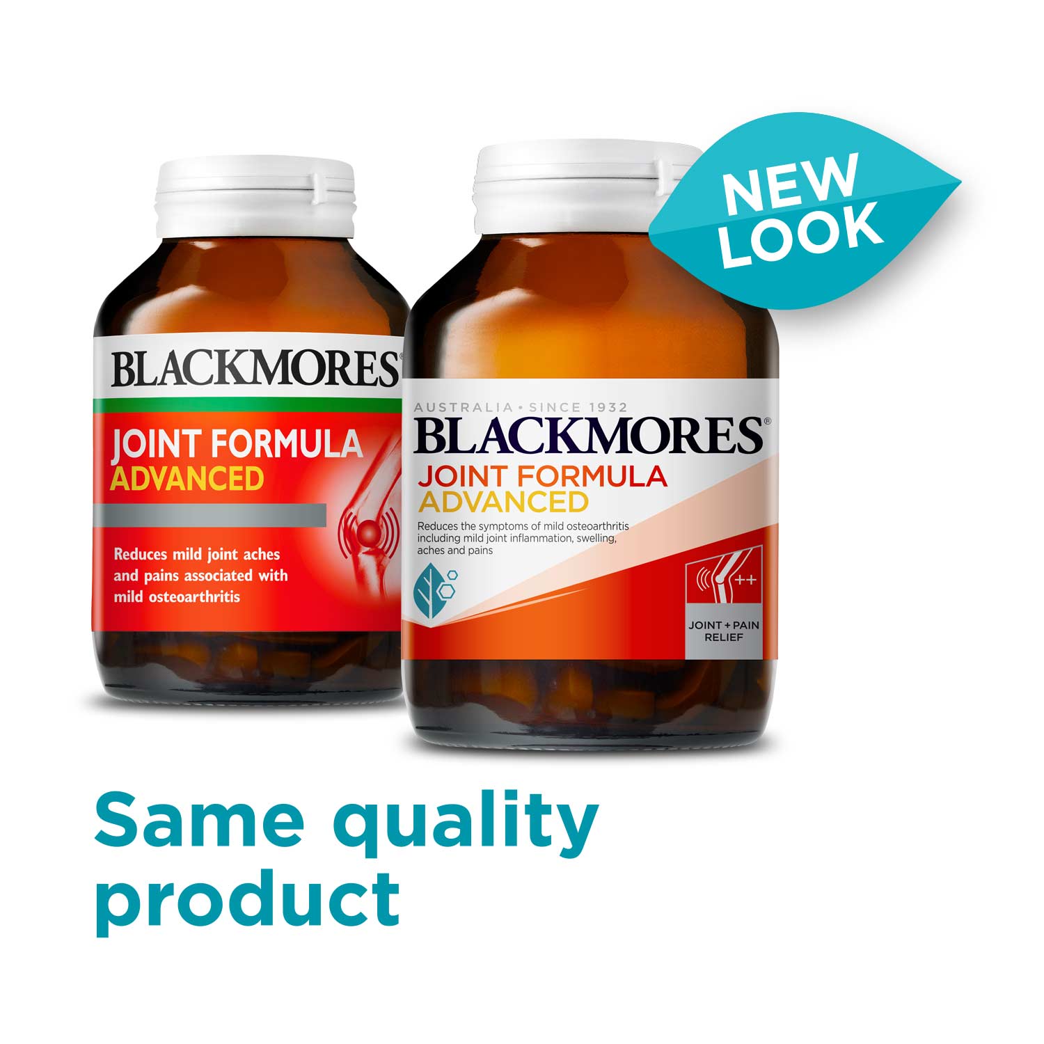 Blackmores Joint Formula Advanced new look label