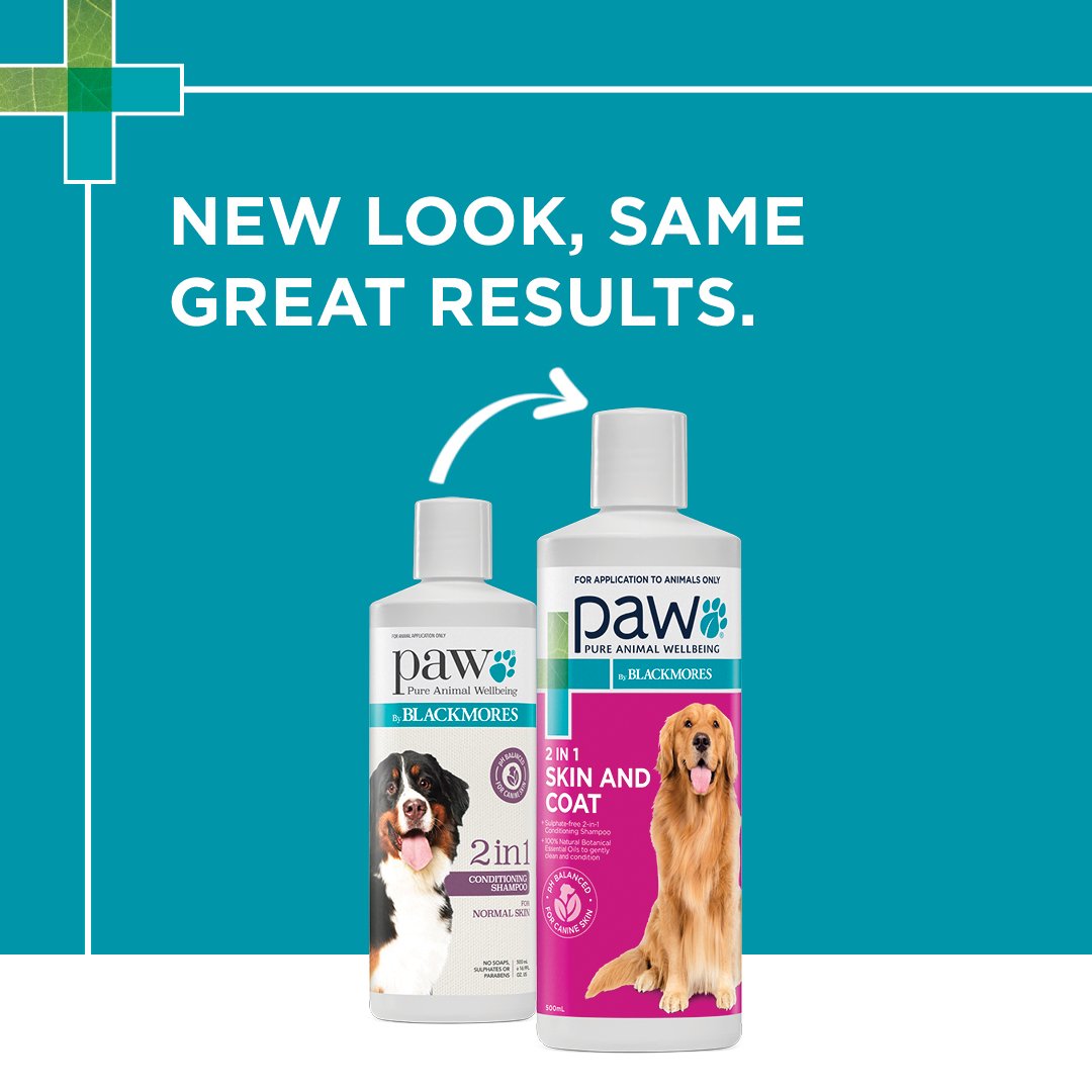 PAW 2 in 1 Conditioning Shampoo New Look