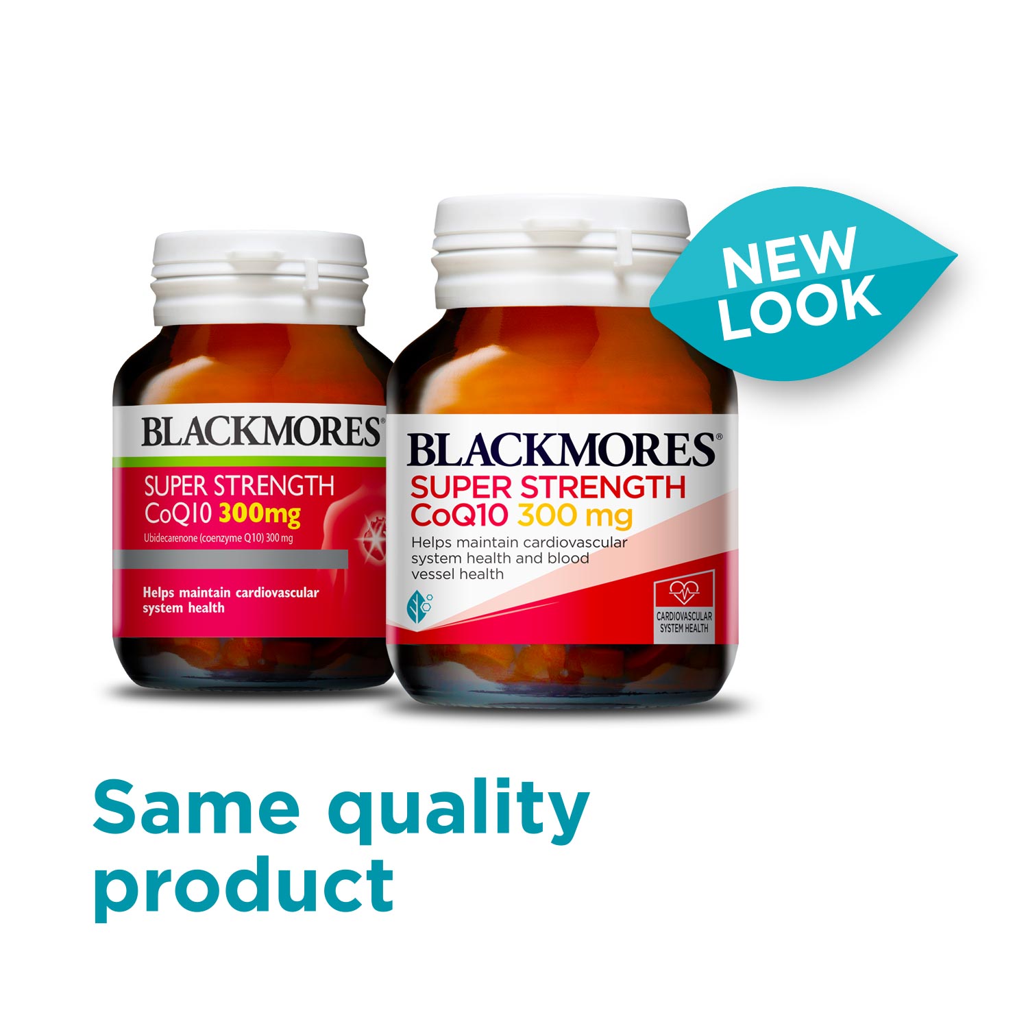 Blackmores Super Strength CoQ10 300mg new look label 