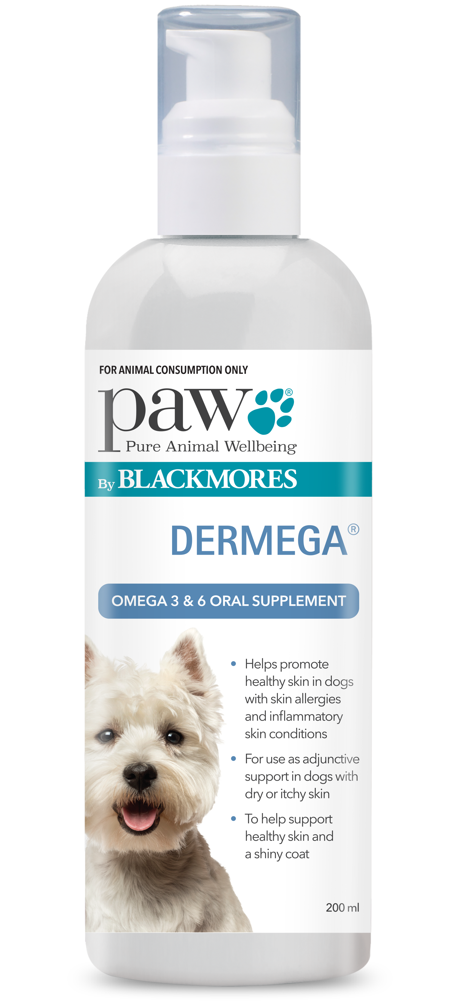 PAW Dermega® Omega 3 & 6 Oral Supplement 
