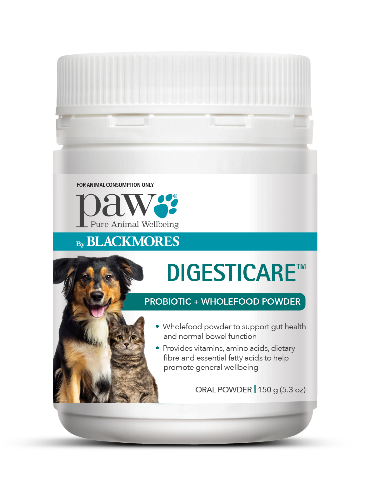 PAW Digesticare 150g tub