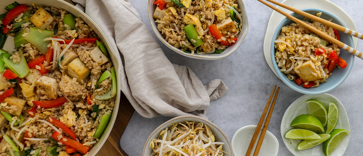 Tamarind tofu fried rice