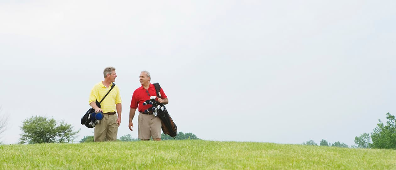 Can golf help men lose weight?