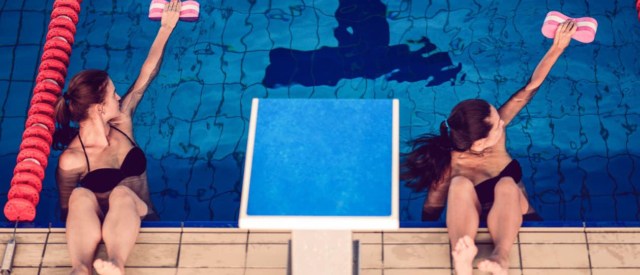 How to workout in water