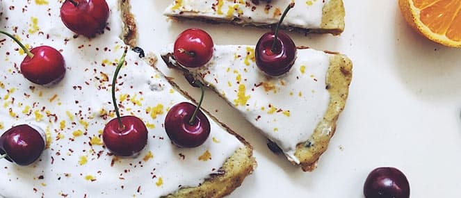 Raw cashew tart