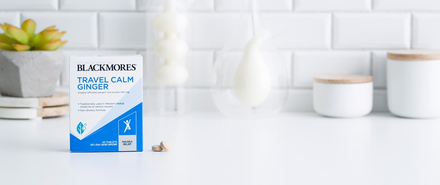 Blackmores Travel Calm Ginger 45 tablets