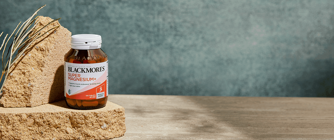 blackmores super magnesium banner