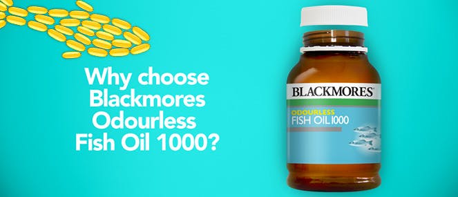 Why choose Blackmores Odourless Fish Oil 1000?
