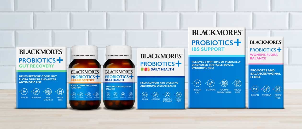 Backmores Probiotics+ range